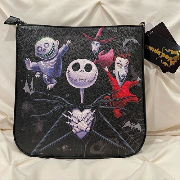 Disney Nightmare Before Christmas Crossbody Shoulder Bag NWT WondaPOP Designer - Picture 7 of 10